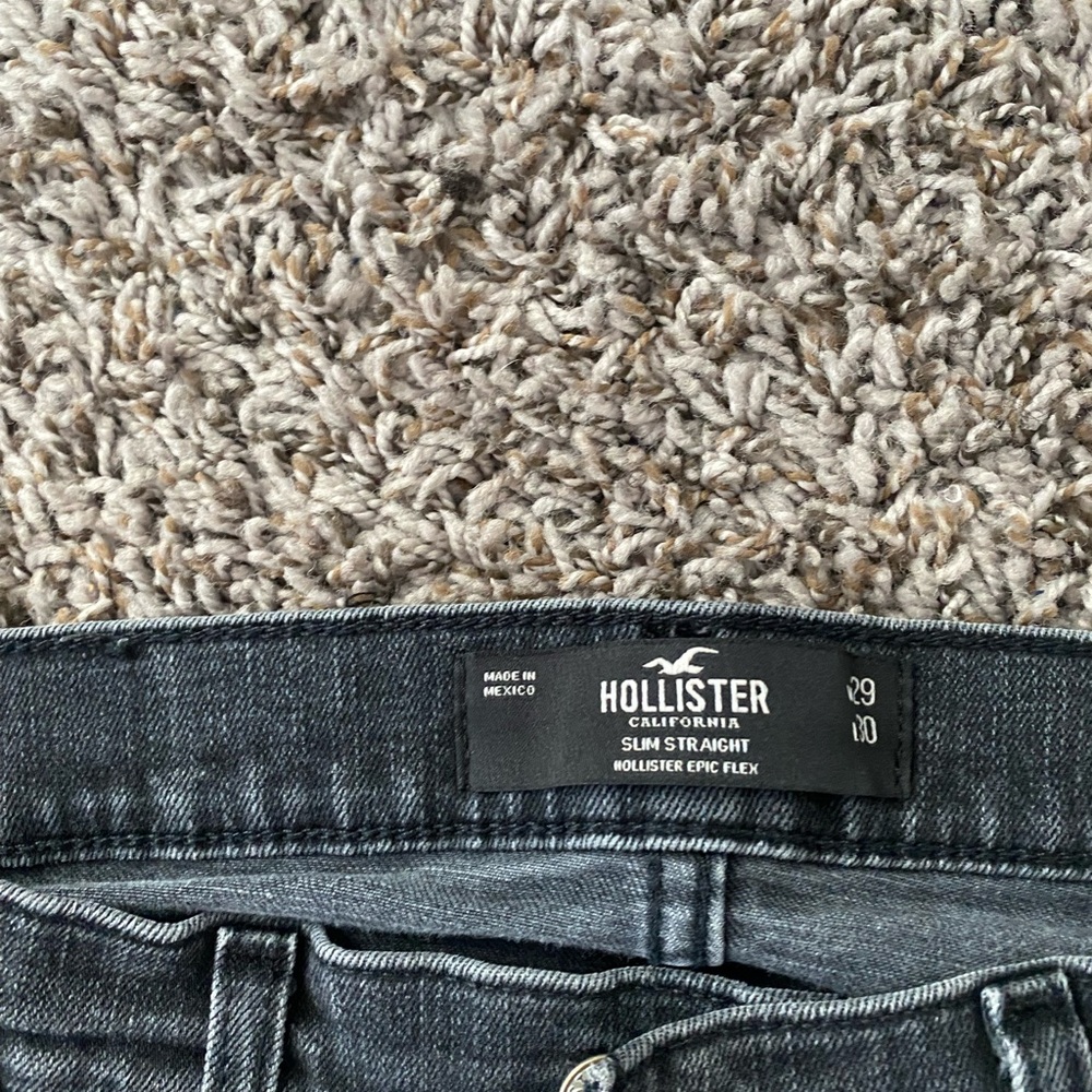 Hollister Men's Slim Straight Jeans - Deep Blue
